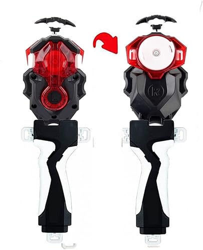 Miniatura 4 de Mopogool Lr Launcher Grip Bay Blades Toy Bey Battling Tops Burst Game B-184 Cuerda izquierda derecha Super King Booster B-174 Helios Volcano Metal