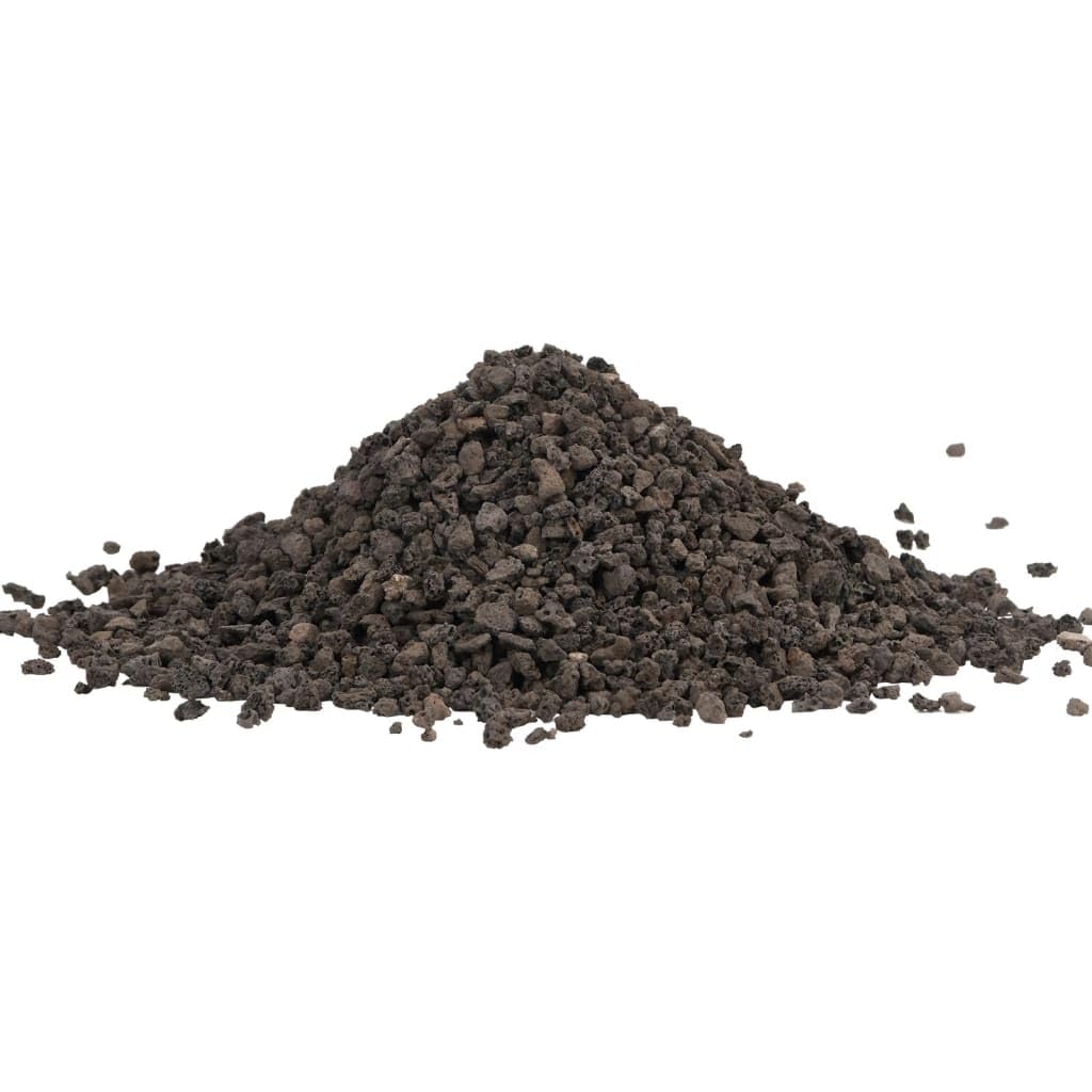 vidaXL Grava, Grava para Peces de Acuario, Piedras de Pecera para Tanque, Sustrato para Paisajes Submarinos, Basalto Negro 10 kg 5-8 mm