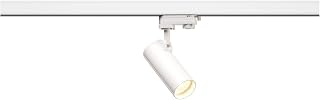 SLV HELIA 50 LED Strahler für 3Phasen Hochvolt-Stromschiene, 3000K, weiss, 35°, inkl. 3 Phasen-Adapter