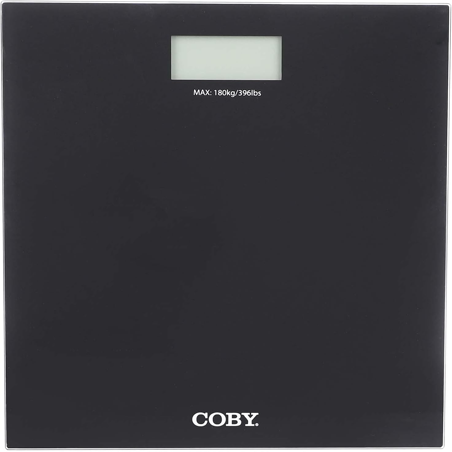 ടോപ്പ് ഡൗൺ view of the AGFA Digital Personal Scale, showing the clear digital display and the maximum weight capacity.