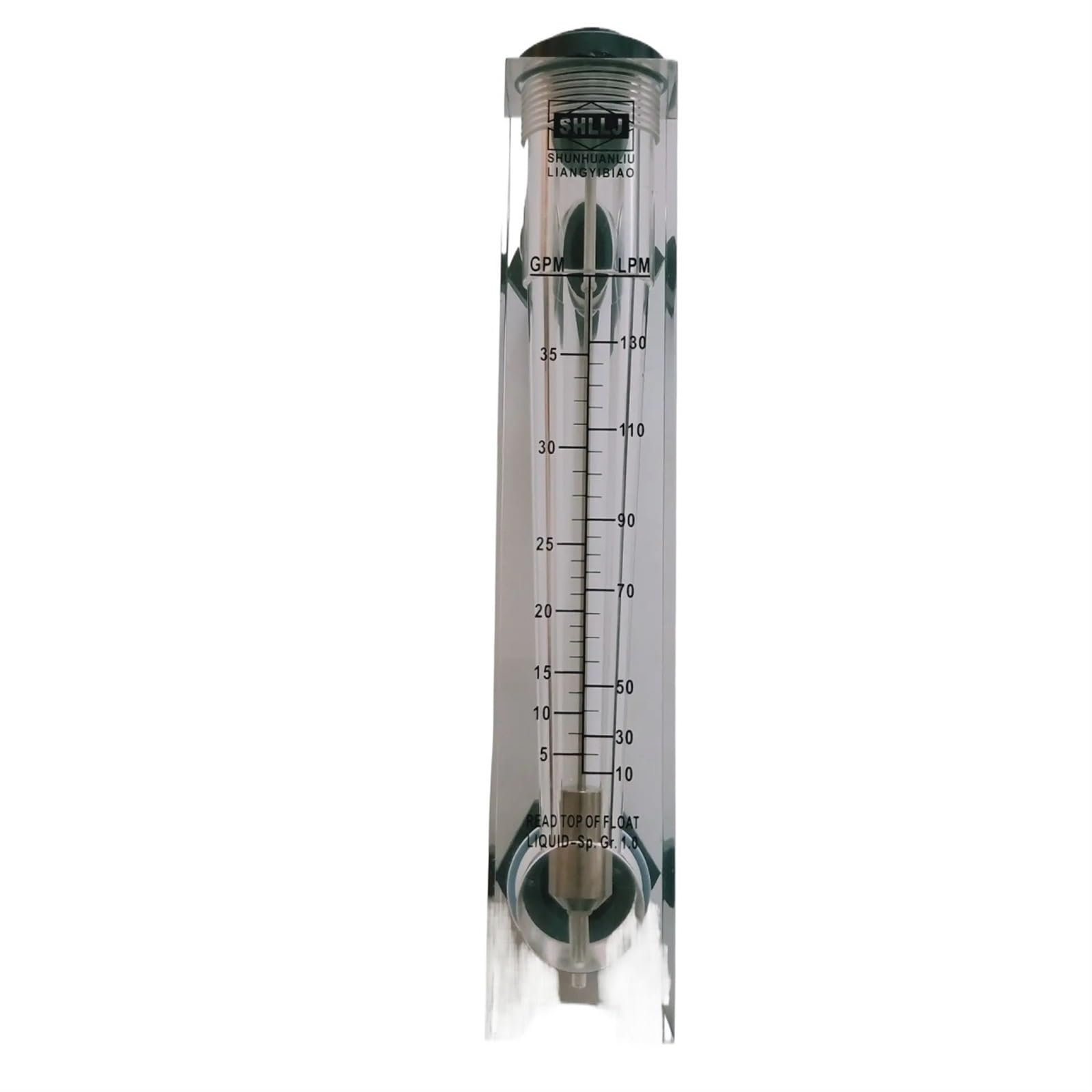 Misuratore di portata da pannello acrilico LZM-25L senza livello di controllo for liquidi e gas(5-45GPM 10-170LPM)