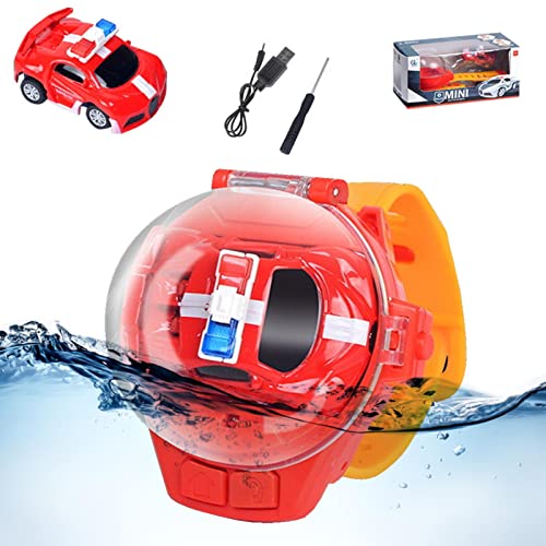 Mini carro de desenho animado de controle remoto,Carros RC removíveis no relógio | Carro de controle