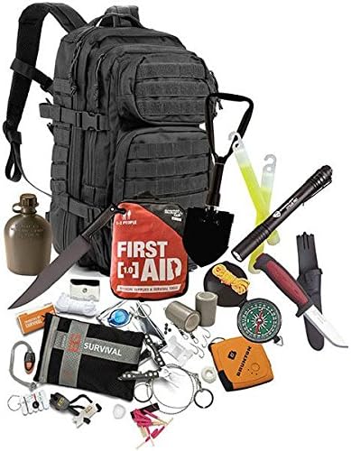 RUCKUP BOB24BLK RuckUp 24 Hour Bug-Out-Bag Black