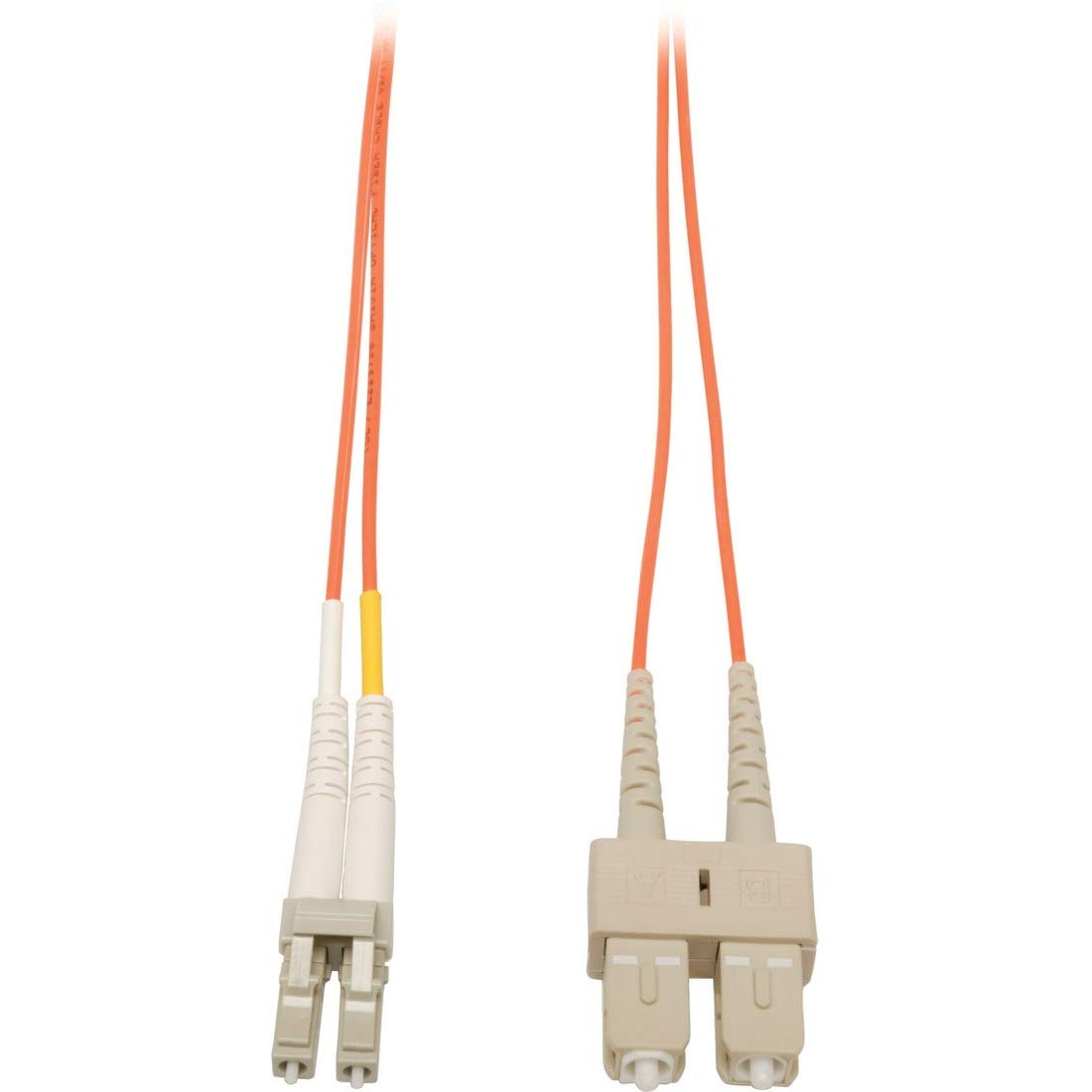 Tripp Lite Duplex Multimode 62.5/125 Fiber Patch Cable (LC/SC), 2M (6-ft.)(N316-02M)