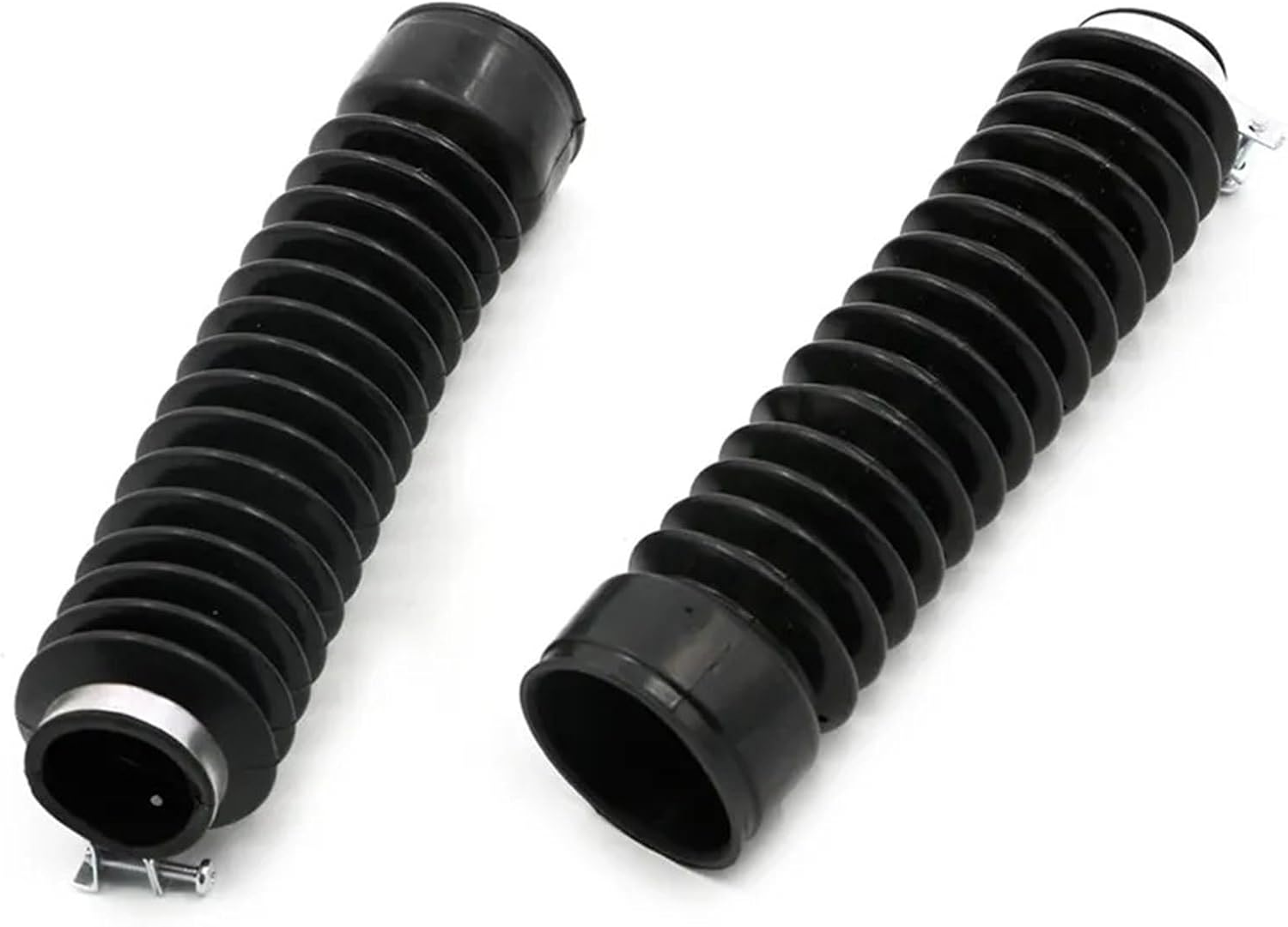 Osłony widelca motocyklowego 2PC Motocykl Przedni Widelec Osłona Ochraniacz Amortyzator Ochraniacz Przeciwpyłowy Pasuje Do Yamaha XG250 Tricker XG250 Widelce motocyklowe