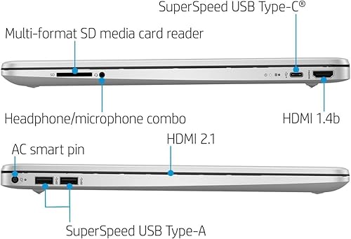 Miniatura 6 de HP Laptop HD insignia con pantalla táctil de 15.6 pulgadas para empresas, Intel 6 Core i3-1215U hasta 4.4 GHz (Beat i5-1155G7), 16 GB de RAM, 256 GB
