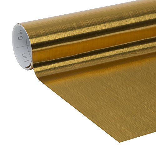 Duck Brand Deco Adhesive Laminate - Metallic Gold, 12 In. X 10 Ft. #TOP1