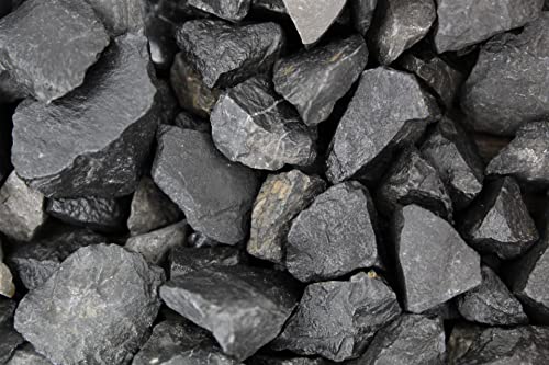 Grava ornamental Nero Ebano 16 - 22 mm, saco de 25 kg, relleno de gaviones para decoración de jardín Cover