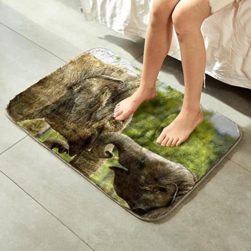 Tapis fausse fourrure bébé éléphant sol froid chambre bébé solution - 3