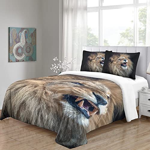 Housse de couette 3D lion de qualité supérieure avec impression textile haute définition - 5