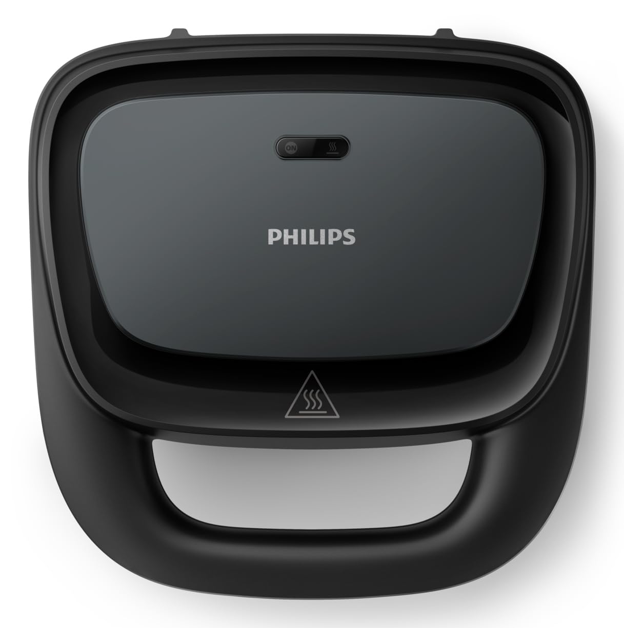 Sandwichera - PHILIPS - HD2331/90 - 750 W - Placas triangulares - Negra