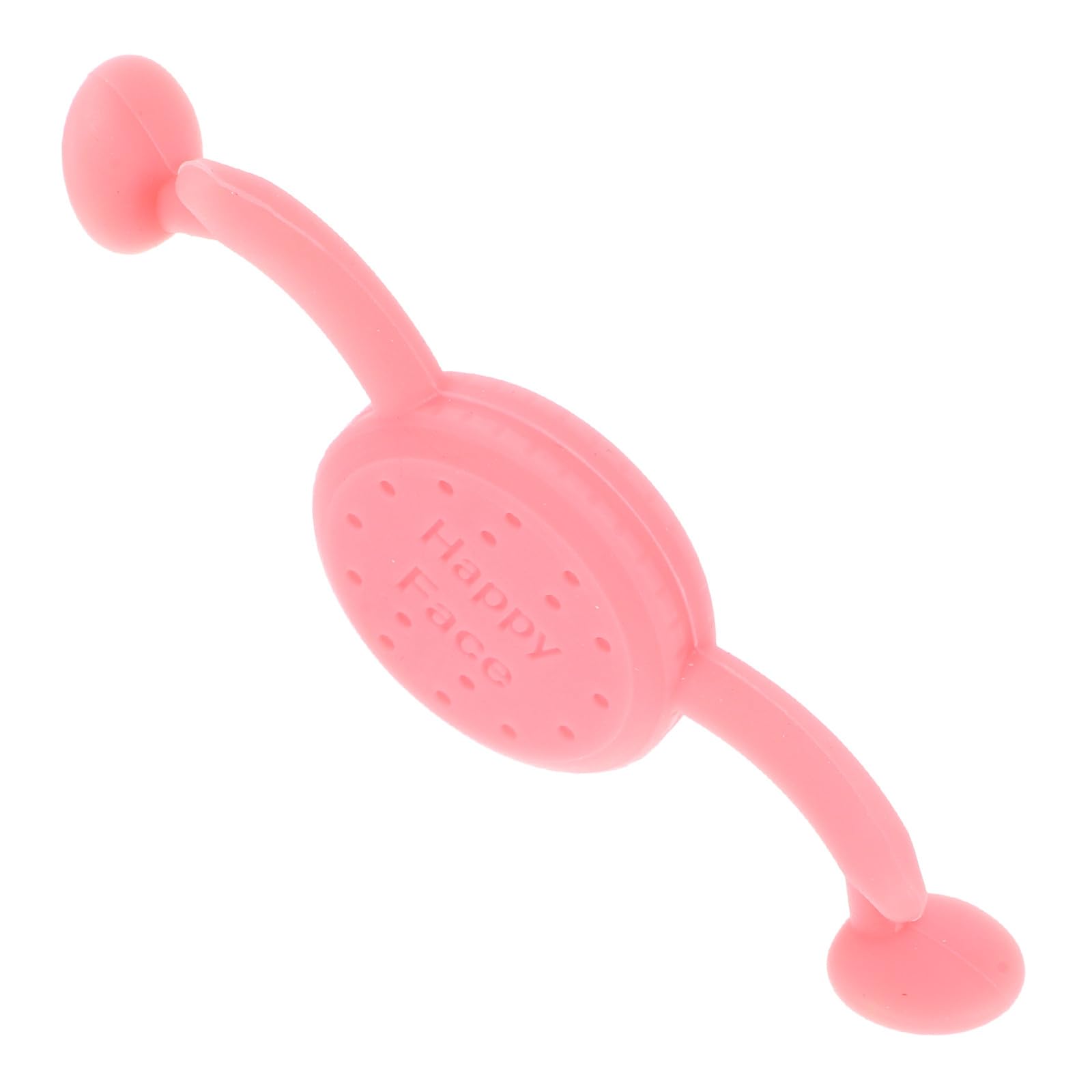 PRETYZOOM Silicone Smile Mouth Tightener and Face Smile Exerciser Trainer for Lip Muscle Strengthening Pink Daily Facial Muscle