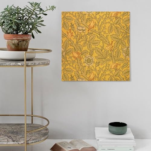 Impression sur toile William Morris Oiseaux pour sublimer la décoration murale du salon