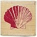 Inkadinkado Wood Sea Shell Stamp for Arts and Crafts, 1.5" x 1.5"