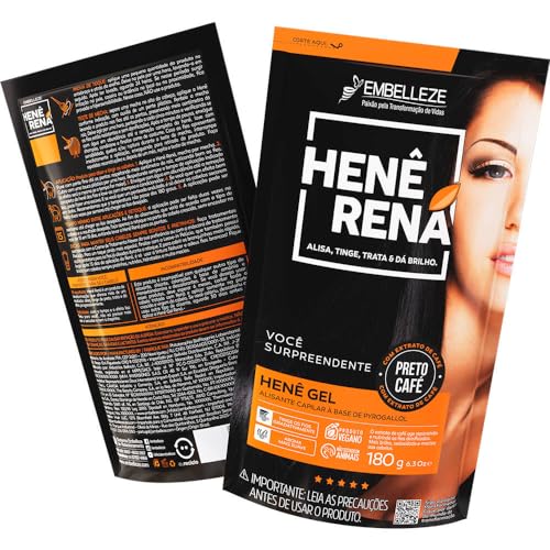 Hene Rena Black Coffee Embelleze set with 12 x 180g
