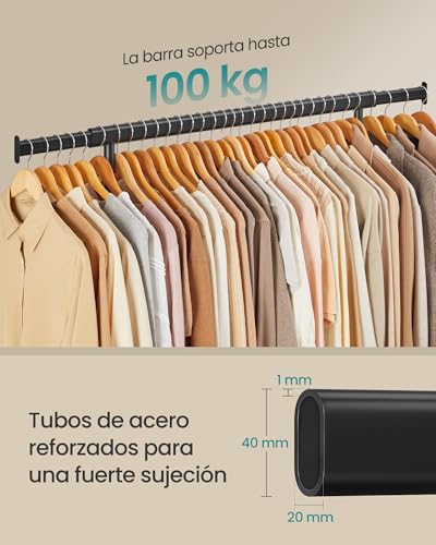 Recopilación de Rack para Ropa Desarmable los 10 mejores. 12 Rack para Ropa Desarmable marca SONGMICS (3)