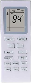 Replacement GREE Air Conditioner Remote Control Model Number (Part Number) YB1F2 YB1F2F YB1FA YB1FAF