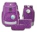 SKYSPER Schulranzen Set 5-teilig für Jungen Mädchen 1. Klasse Grundschule Schulrucksack Sporttasche Outdoor Sport Ergonomischer Schultaschen Federmäppchen Sets