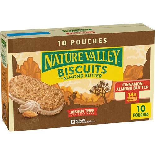 Image of Nature Valley Cinnamon Almond Butter Biscuit Sandwiches, 10 ct, 13.5 oz