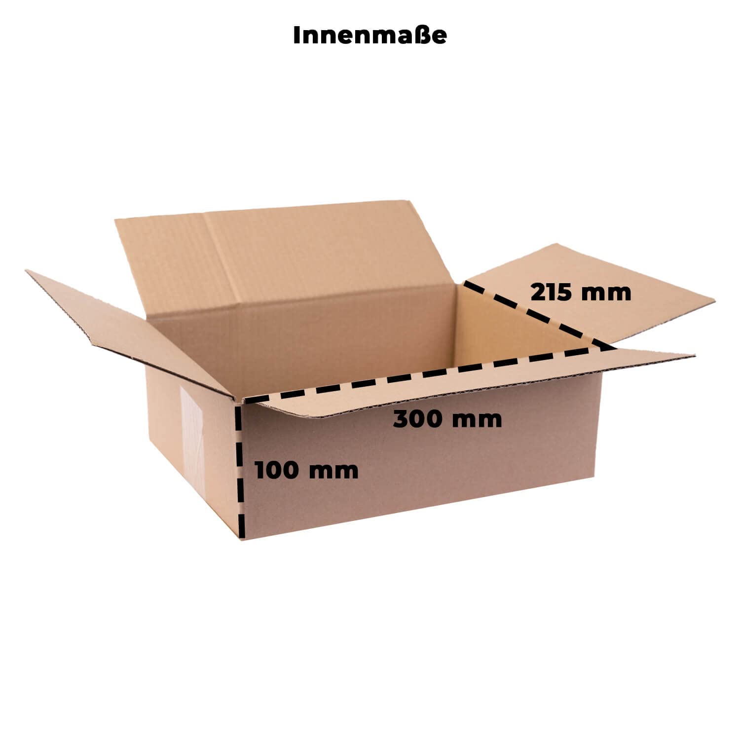 smiley pack 200 Stück Faltkartons 300 x 220 x 100 mm braun Versandkarton Verpackungskartons 30 x 22 x 10 cm aus Wellpappe 1 wellig Karton Pappkarton Versandbox Paket Päckchen