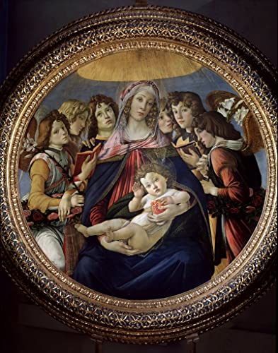 Impression toile Vierge à l'enfant Botticelli qualité musée