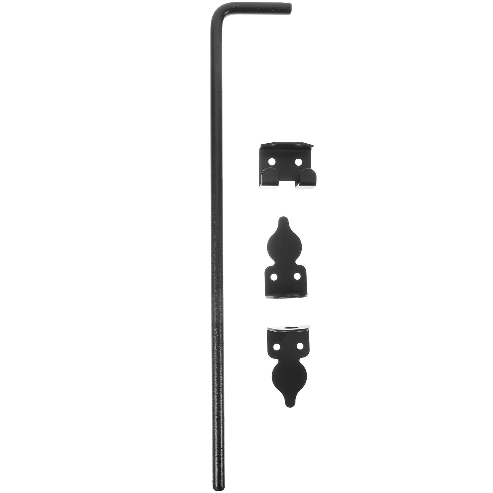 Loquet de Porte Bois Solide Loquet de Fermeture Renforcé et Résistant Rouille pour Portail et Clôture Installation Facile pour Grandes Portes et Portails Extérieurs