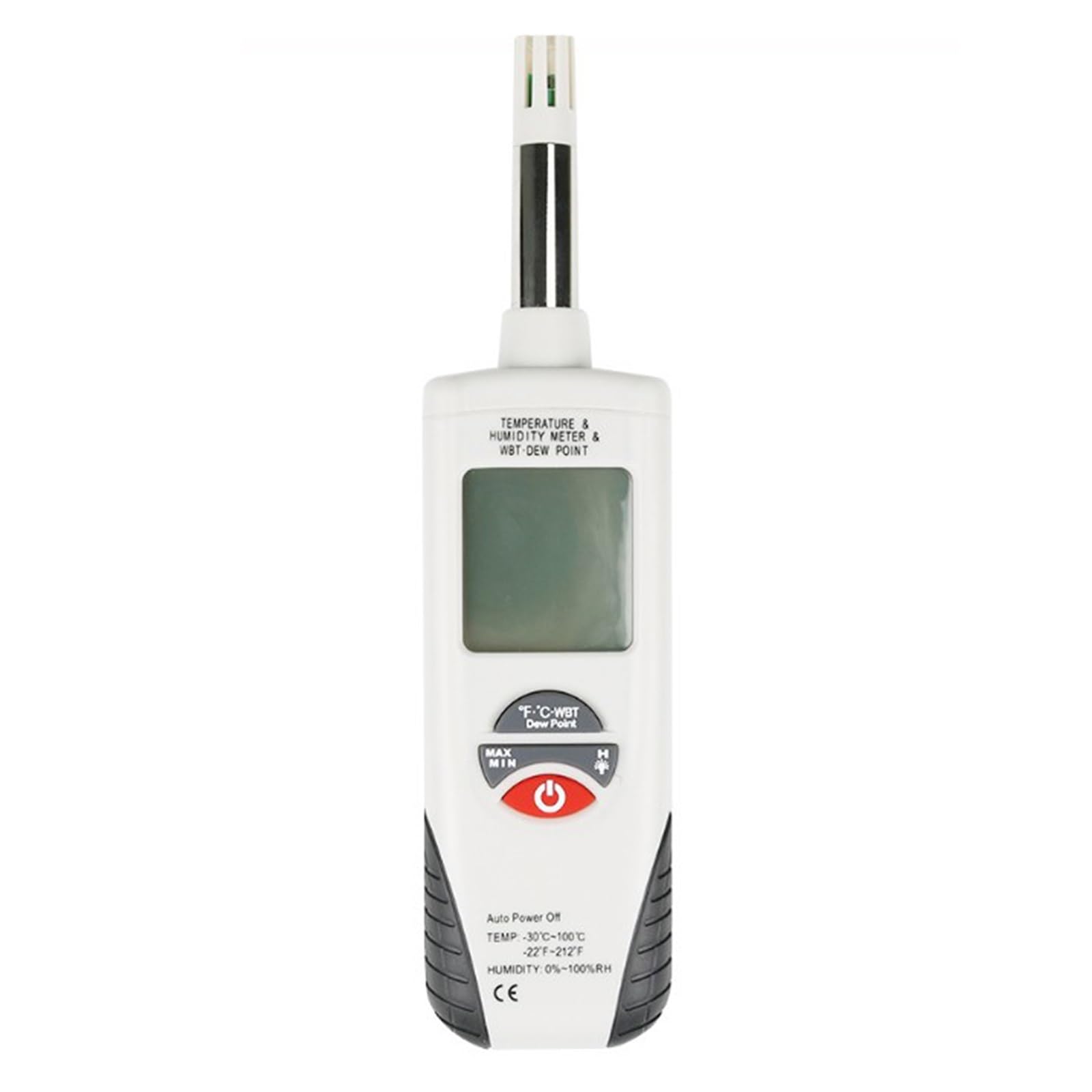 Termómetro higrómetro digital portátil HT-350 - Medidor de temperatura y humedad interior y exterior con pantalla LCD