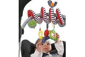BeeSpring Kid Baby Must-Have: Sensory Exploration Through Crib Rattles