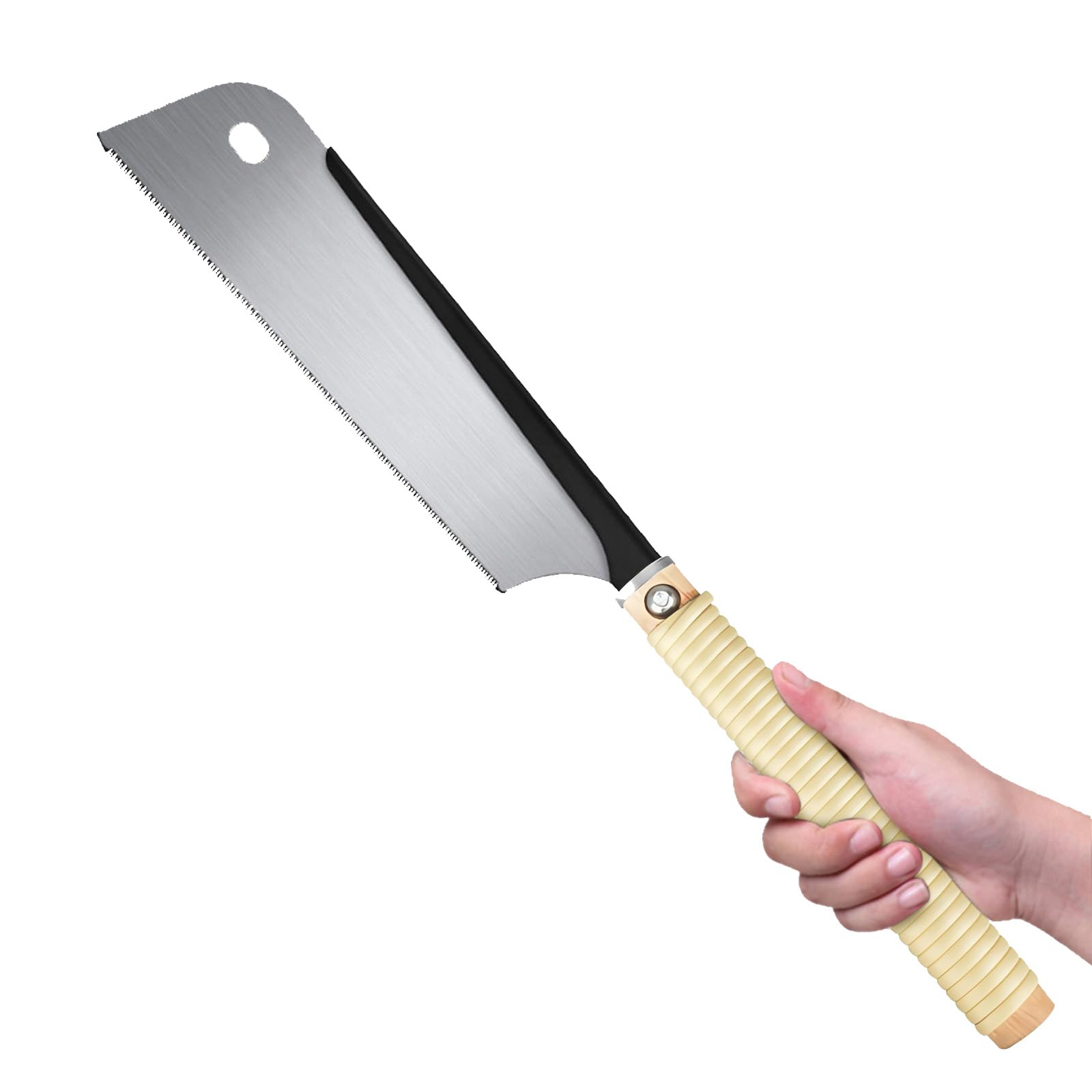 TechPeak Double Blade Saw with Saw, Replacement Blade, Wood Cutting Hand Saw, Flash Tool, SK5 High Carbon Steel, Three Surface Polishing, Manual Repair Tool, For Woodworking, Vertical and Horizontal :