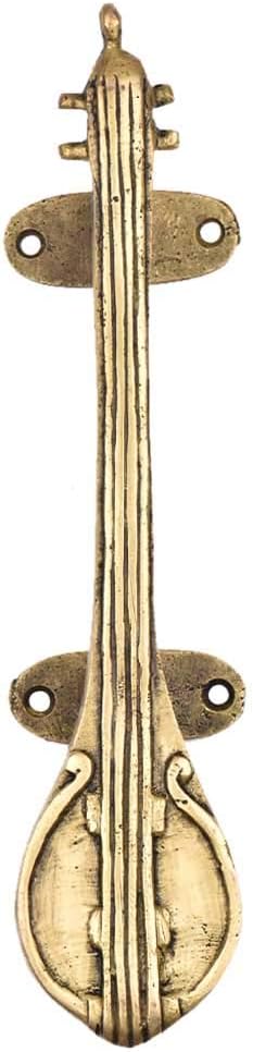 Indian Shelf 1 Pack Veena Brass Cabinet Pulls Decorative Door Handles Interior Vintage Gold Cabinet Handles Unique Kitchen Drawer Pulls