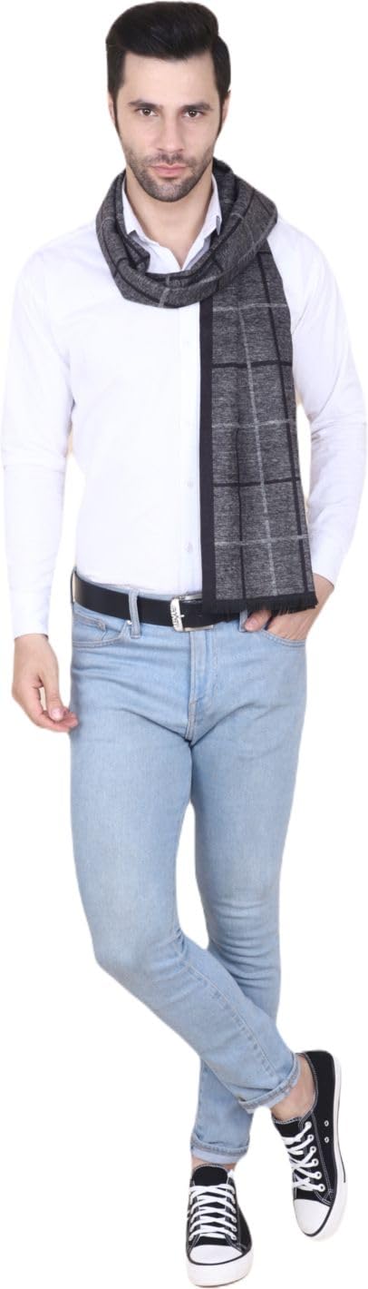 cazzano Men Muffler Maron Printed Casual For Better Looking Men Pack of 1-picture-20