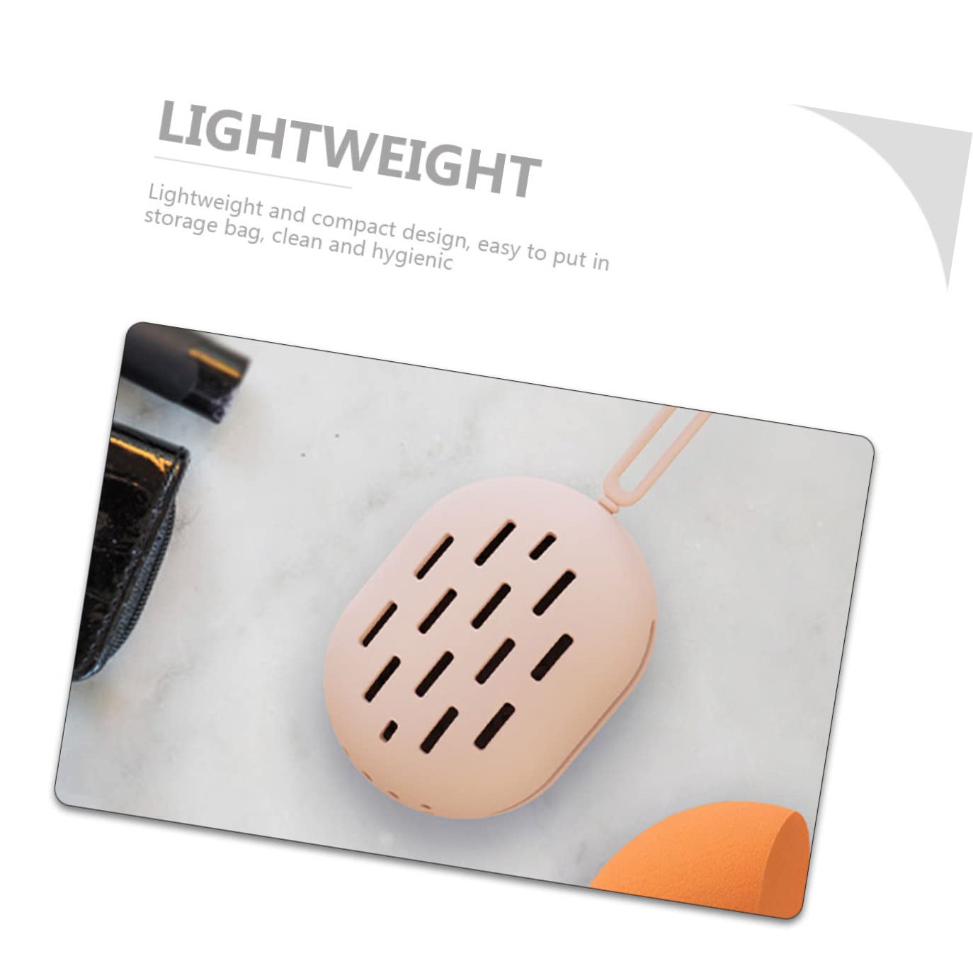 minkissy 8piezas Caja De Almacenamiento De Esponjas De Maquillaje De Silicona De Portátil y Transpirable Organizador para Hogar y Viaje