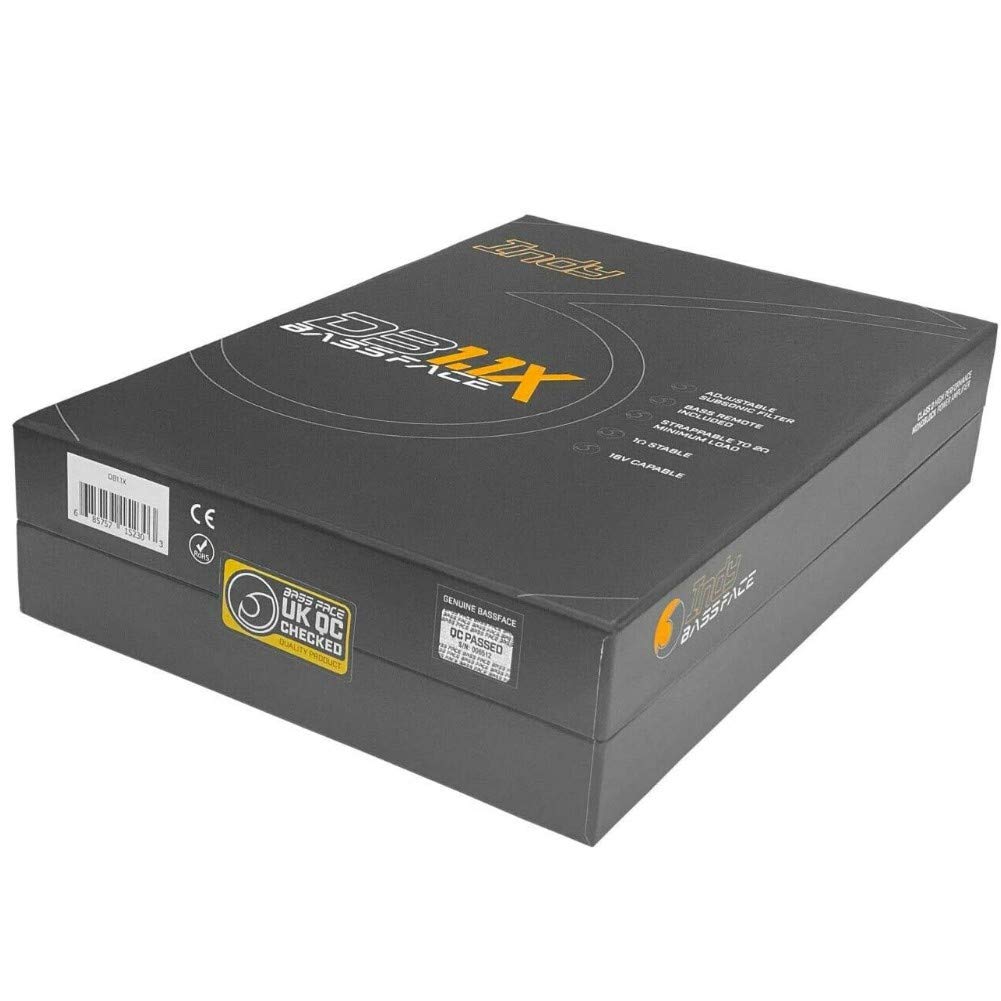 1 BASS FACE INDY DB1.1X DB 1.1X amplificatore monofonico 1 canale 500 watt rms stabile a 1 ohm specifico per subwoofer classe d spl auto, 1 pezzo