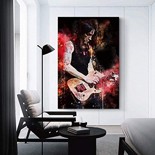 Kribee Nuno Bettencourt Poster Decoratieve Schilderen Canvas Muur Art Woonkamer Posters Slaapkamer Schilderen 12x18inch… - Afbeelding 4