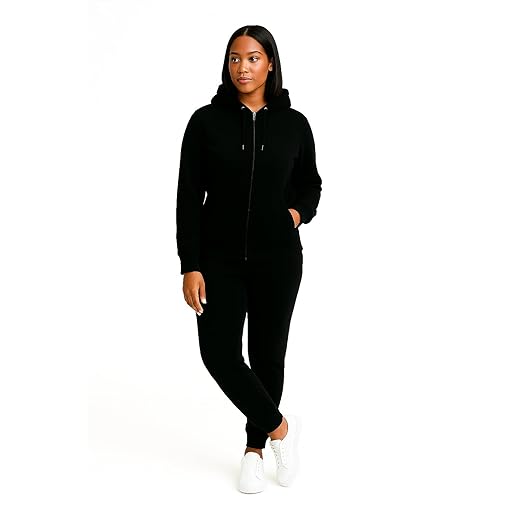 Conjunto Moletom Feminino com Capuz e Zíper Confortável e Estiloso