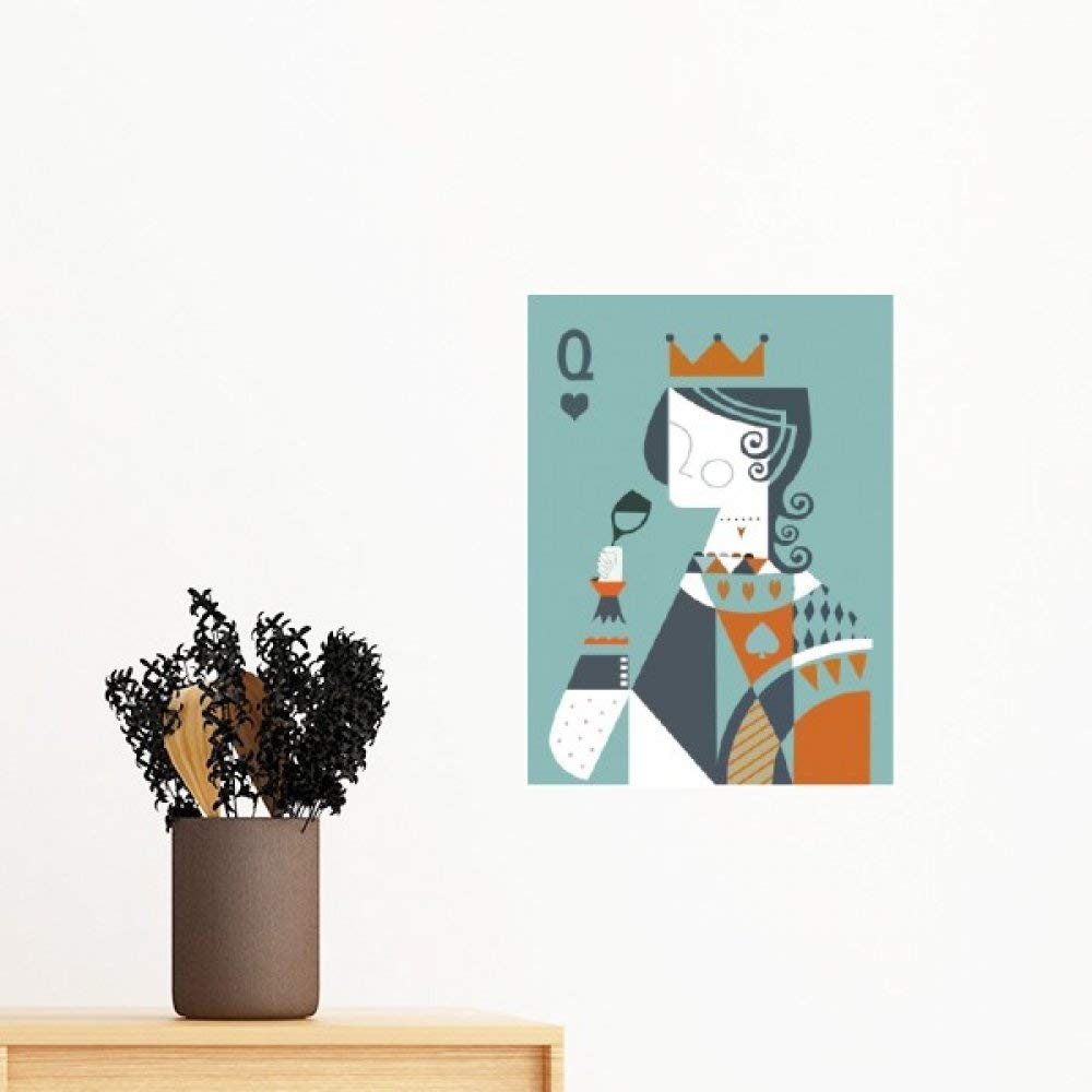 Autocollant Mural Cartes à Jouer de 80cm pour Décorer un Salon de Jeu