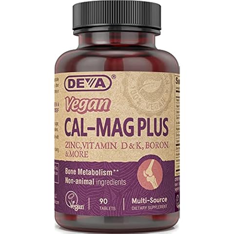 DEVA Vegan Calcium Magnesium Plus Tablets Cover