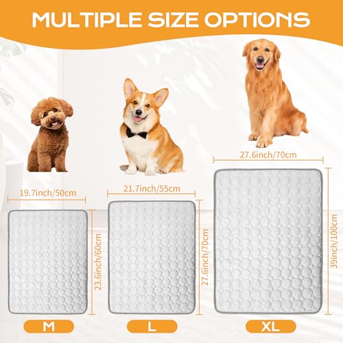 Chumix Wiederverwendbare Hundematte, Weichem Stoff Extra für Haustiere, Hundedecke für Unterwegs, Hundebettmatten für Große Hunde und Katzen,Ideal für Zuhause, Auto, Reisen(100x70cm XL)