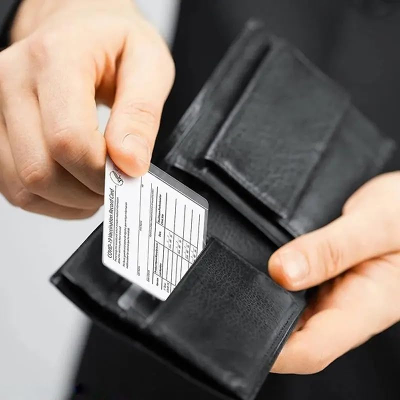 16pcs Clear PVC Card Sleeves, Waterproof Card Protector Sleeves for Credit Cards, Medical Cards, ID Cards3