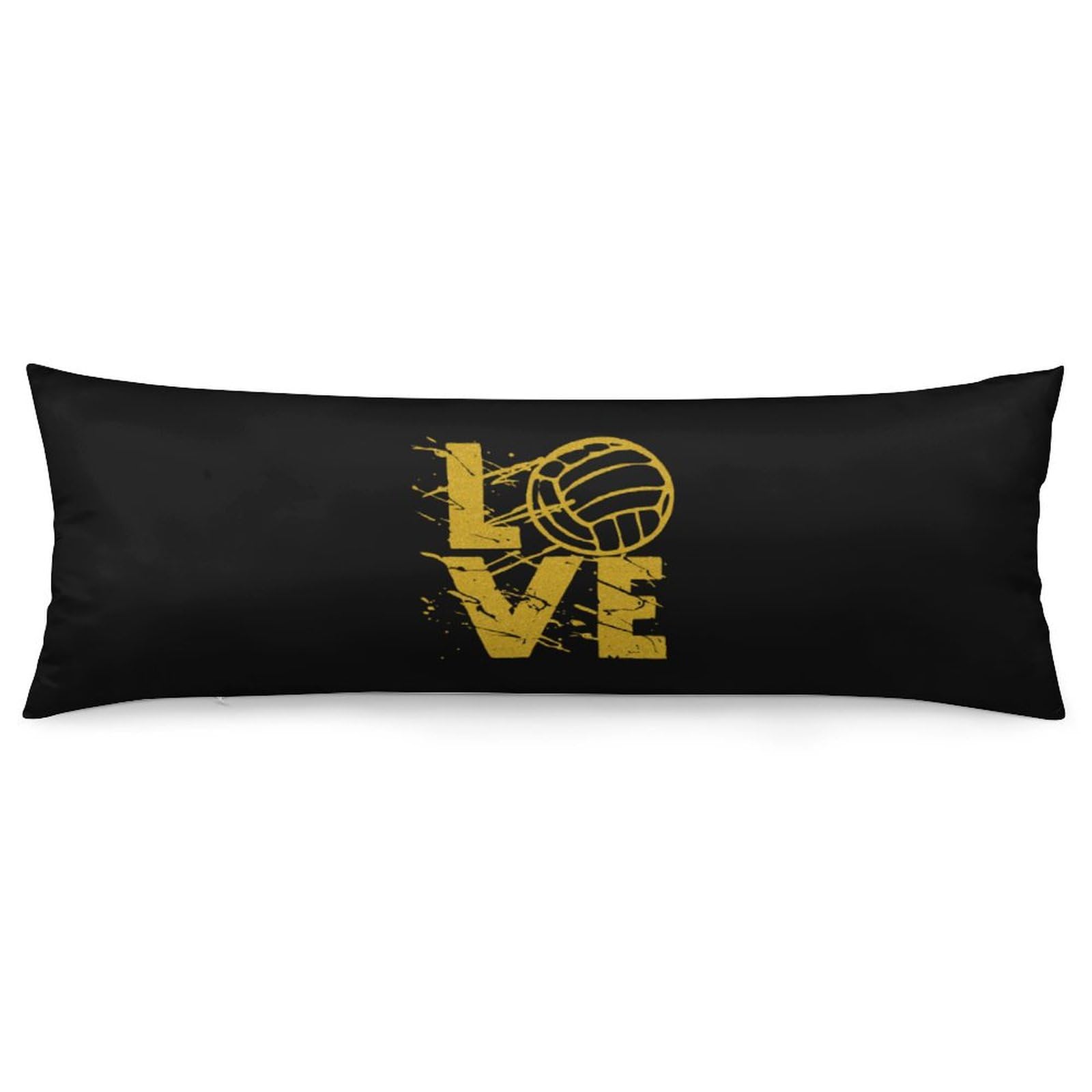 I Love Volleyball Body Pillow Cover Lightweight Long Pillow Case for Cushion Sofa Living Room Bed 20
