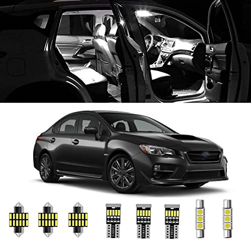 Kit 8 Lámparas LED interiores para Subaru WRX 2004-2021