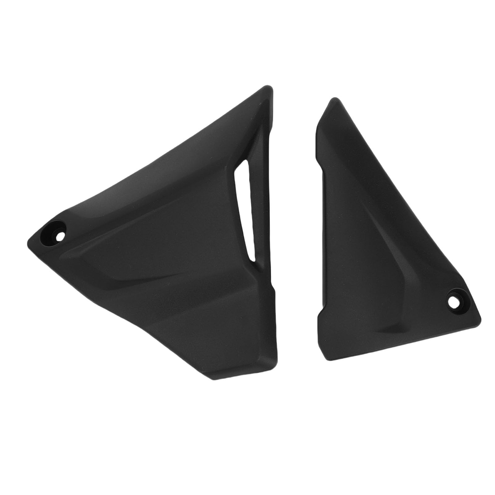 CHICIRIS Cache-batterie Latéral pour Moto, Paire de Remplacement Gauche/droite pour R1200GS K50 R1250GS K51, avec Trous Pré-percés et Revêtement Résistant aux (BLACK)