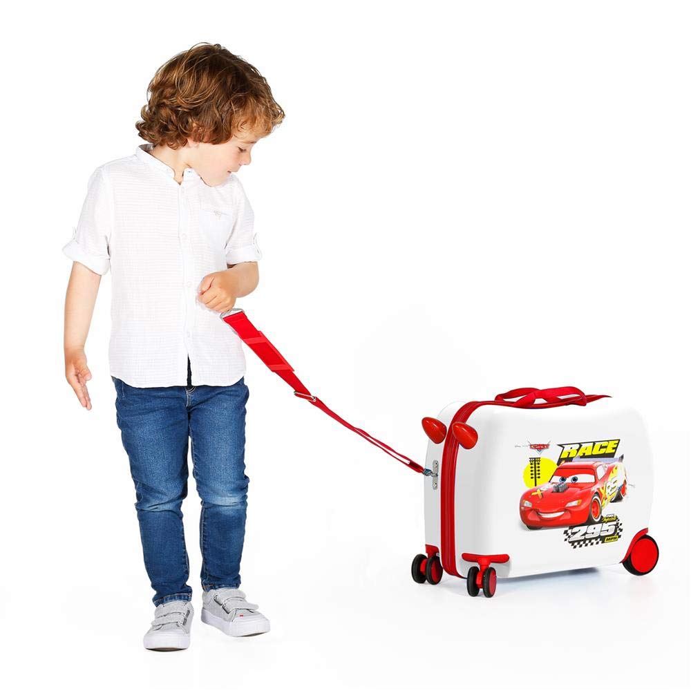 Disney, Cars Joy Maleta Infantil Multicolor 50x38x20 cms Rígida ABS Cierre combinación 34L 2,1 Kgs 4 Ruedas Equipaje de Mano