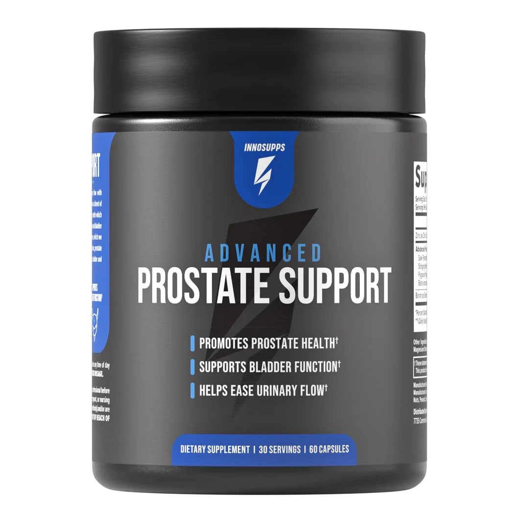InnoSupps Advanced Prostate Support | Promotes Prostate Health | Supports Bladder Function | Helps Ease Urinary Flow | 60 Vegetarian Capsules