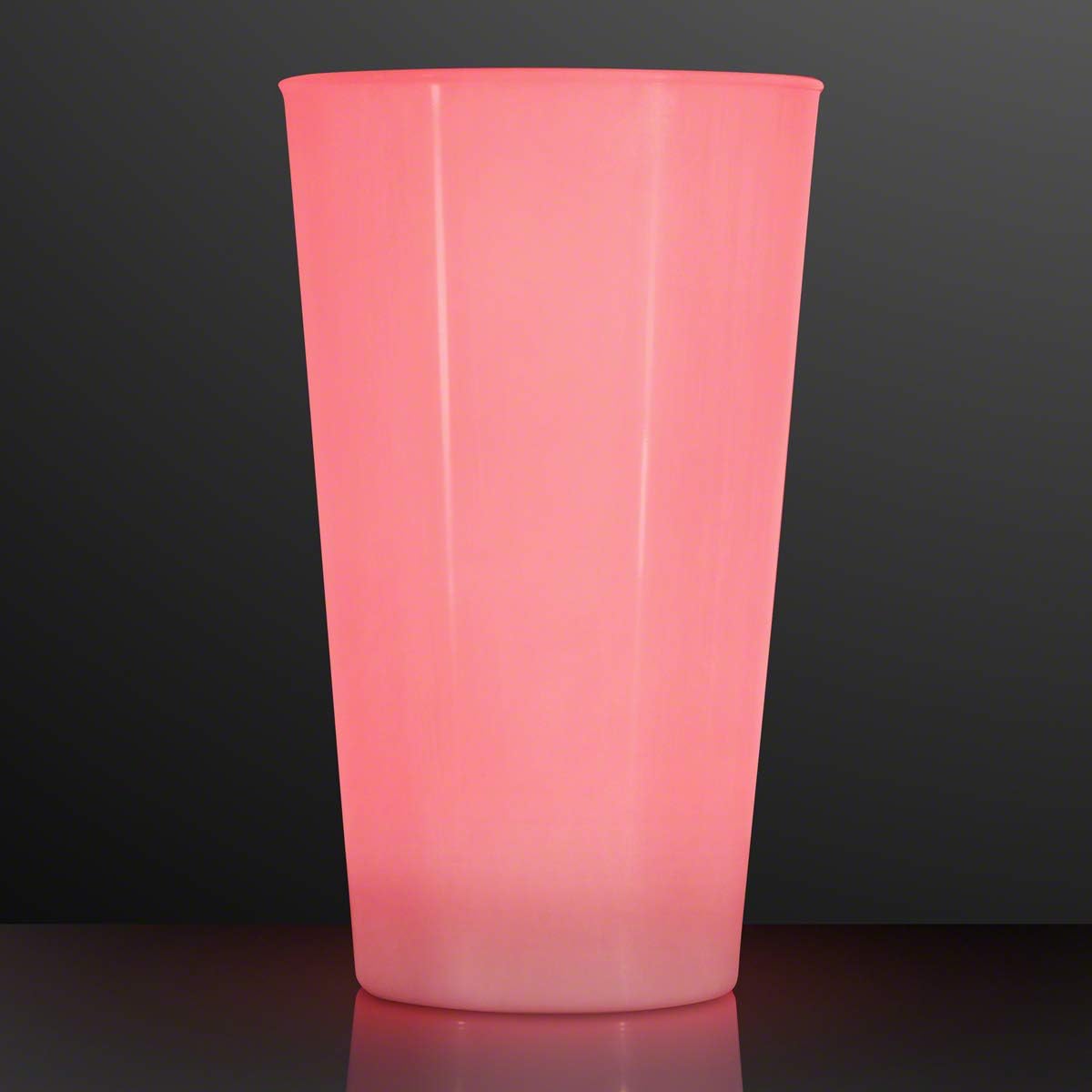 FlashingBlinkyLights LED Red Glow Cup Light Up Drinking Glasses (Set of 4)
