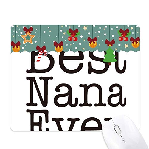 Alfombrilla de ratón navideña con letras de regalo, el detalle ideal
