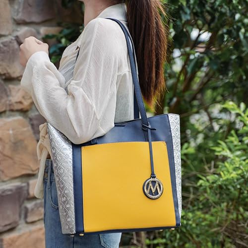 Image of MKF Collection Tote Bag for Women, vegan Leather Large Top Handle Handbag Fashion Shoulder Bag Purse By Mia K