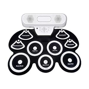 Elektronisch Drumstel USB-draagbare gameconsole, met pedaalbatterij, met audiospeler, geschikt voor kinderen voor…