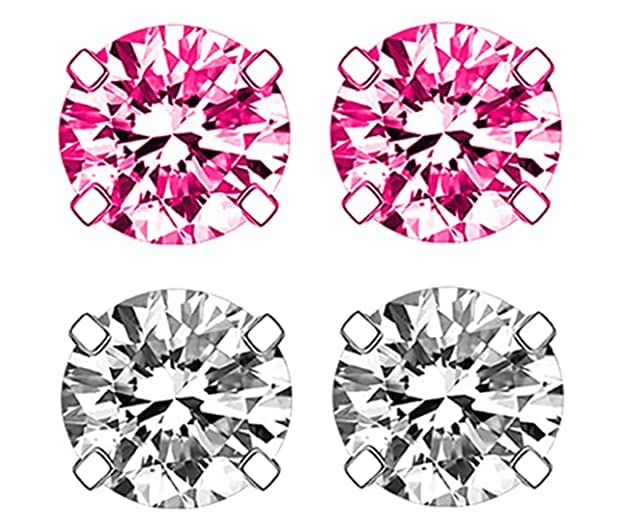See full amazon price history chart for Solidindia Craft Set of 2 Pair Crystal Magnetic Stud Earrings Pink and Silver for Men and Women Solidindia Craft Set of 2 Pair Crystal Magnetic Stud Earrings Pink and Silver for Men and Women (B08KRXJD1V) Amazon Price History, Amazon Price Tracker