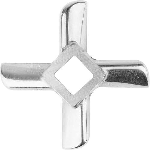 Cuchilla para picadora de carne #8 - Cuchillas de repuesto para amoladora eléctrica - Piezas y accesorios para molienda, acero inoxidable